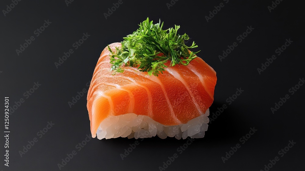 Slicing salmon sushi japan food photography minimalist background close-up culinary art Slicing salmon sushi japan food photography minimalist background close-up culinary art