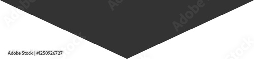 Black Downward Triangle Icon Design