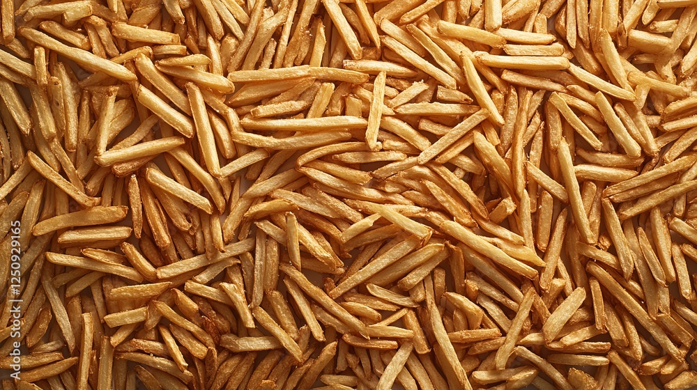 Crispy Golden French Fries Close-Up Background Crispy Golden French Fries Close-Up Background