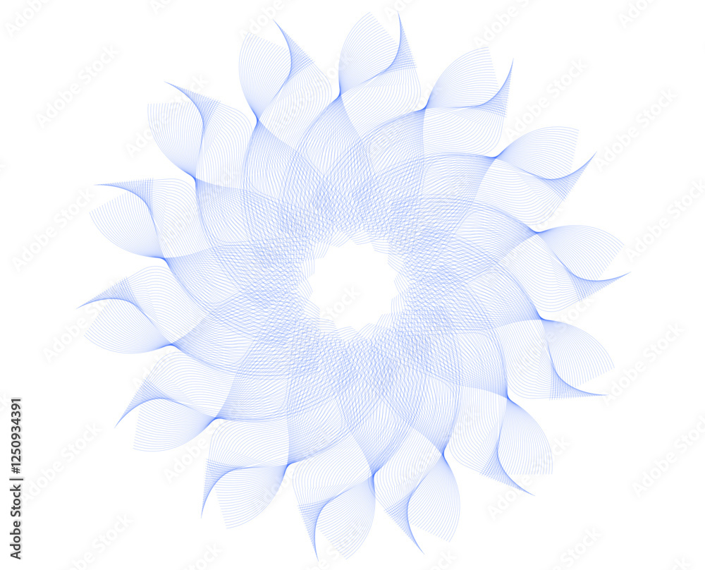abstract blue flower abstract blue flower