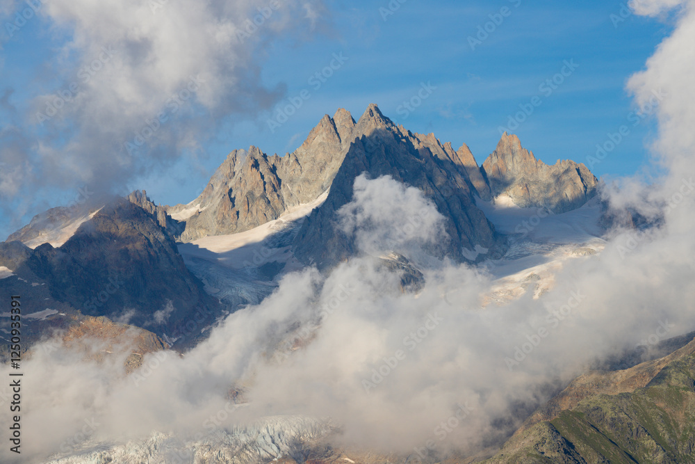 The Aiguille du Tour peak from Brevent - Chamonix