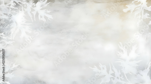 Winter background with frosty pattern. Use as a holiday card, wallpaper, or website decoration photo