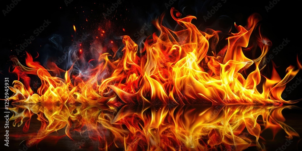 Abstract flame photography: high DOF, black background, fiery dance of burning art, inferno visuals ignite dark art. Abstract flame photography: high DOF, black background, fiery dance of burning art, inferno visuals ignite dark art.
