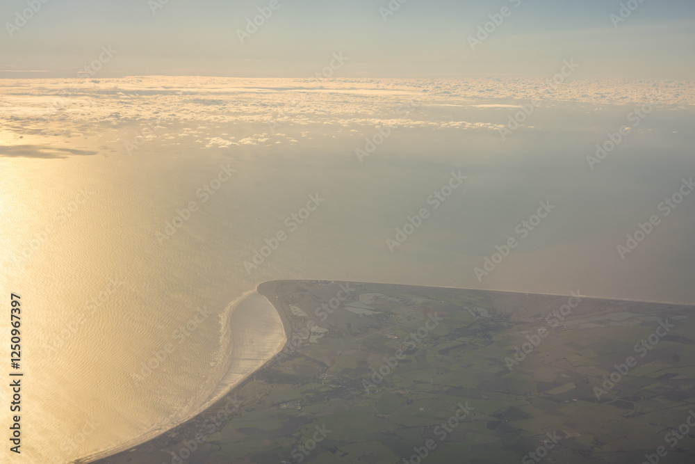 London, United Kingdom, England, a view of the ocean at sunrise