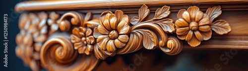Discover the artistry of bespoke wood furniture with this exquisite, hand-carved wooden cabinet The detailed floral patterns are a testament to skilled craftsmanship and timeless elegance Transform