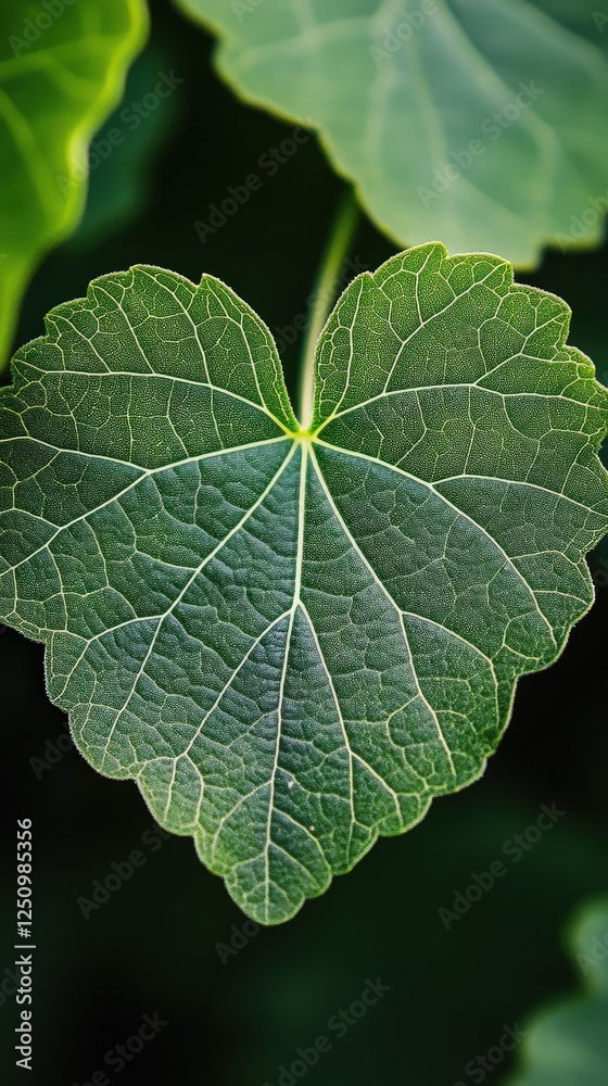 Heart-Shaped Leaf. Heart-Shaped Leaf.