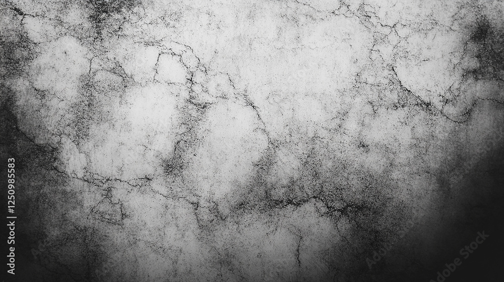 Fototapeta premium White Cracked Wall Texture with Grunge Abstract Design