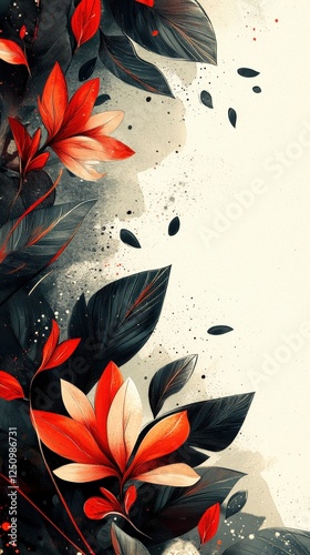 Floral Watercolor Vertical.