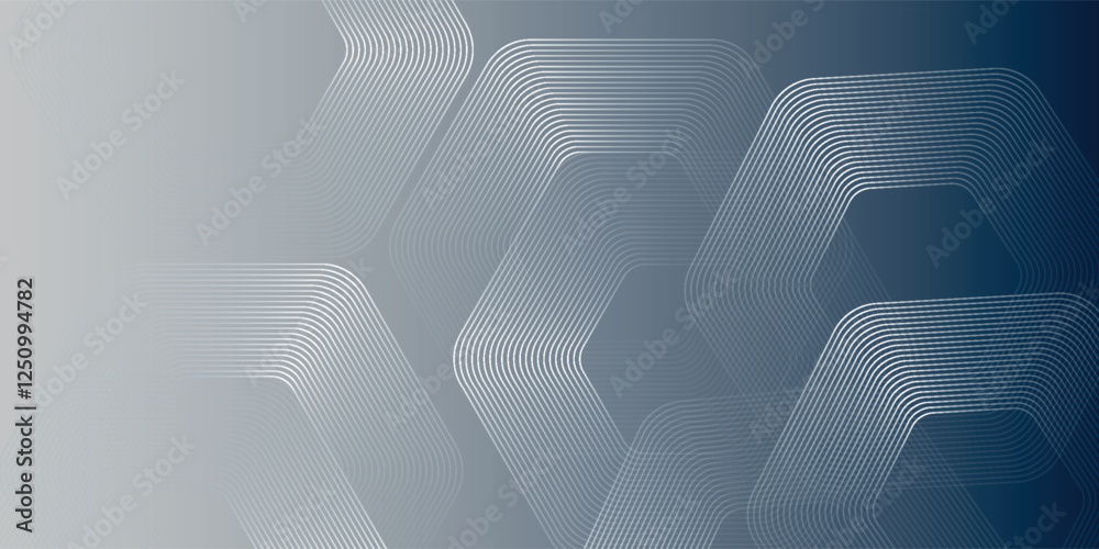 Abstract hexagon lines on gray background. Geometric stripe line art design modern Abstract hexagon lines on gray background. Geometric stripe line art design modern
