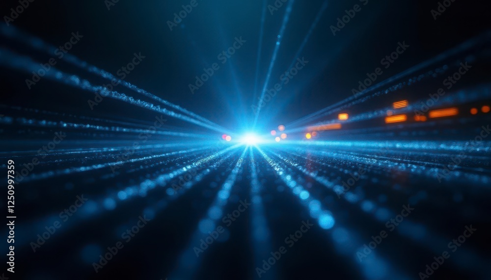 Obraz premium Abstract digital pathway