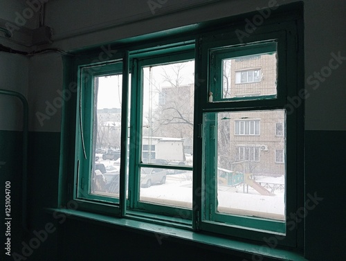 window in the old house