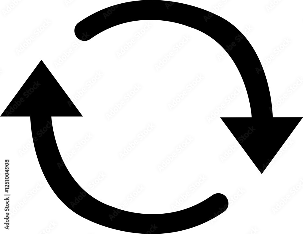 Refresh icon.Containing data, strategy, planning, research solid icons collection. Vector illustration. For website design, logo, app, template, ui. Refresh sign, reload sign. Circular arrows. Refresh icon.Containing data, strategy, planning, research solid icons collection. Vector illustration. For website design, logo, app, template, ui. Refresh sign, reload sign. Circular arrows.