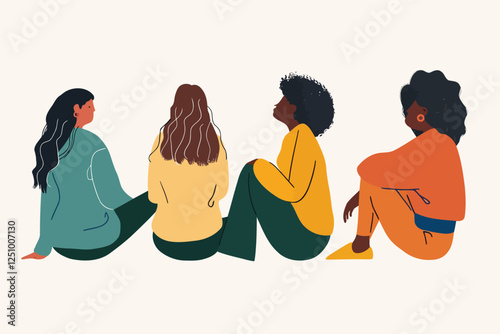 Body Positivity isolated illustration