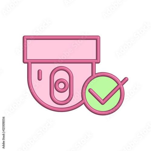 CCTV icon design template