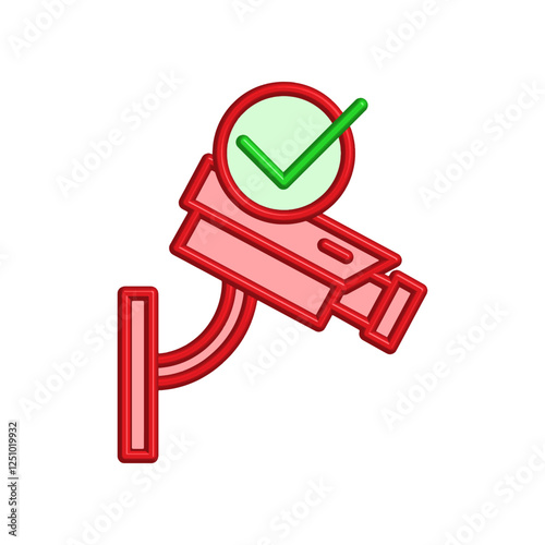 CCTV icon design template