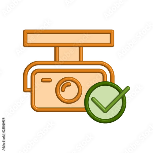 CCTV icon design template