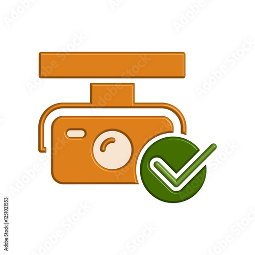CCTV icon design template