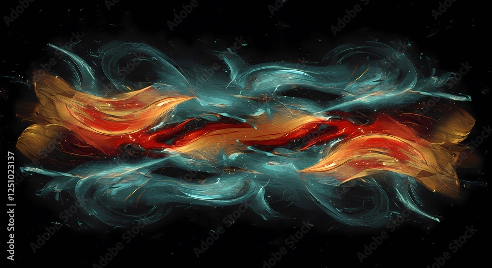 Obraz premium abstract fire background