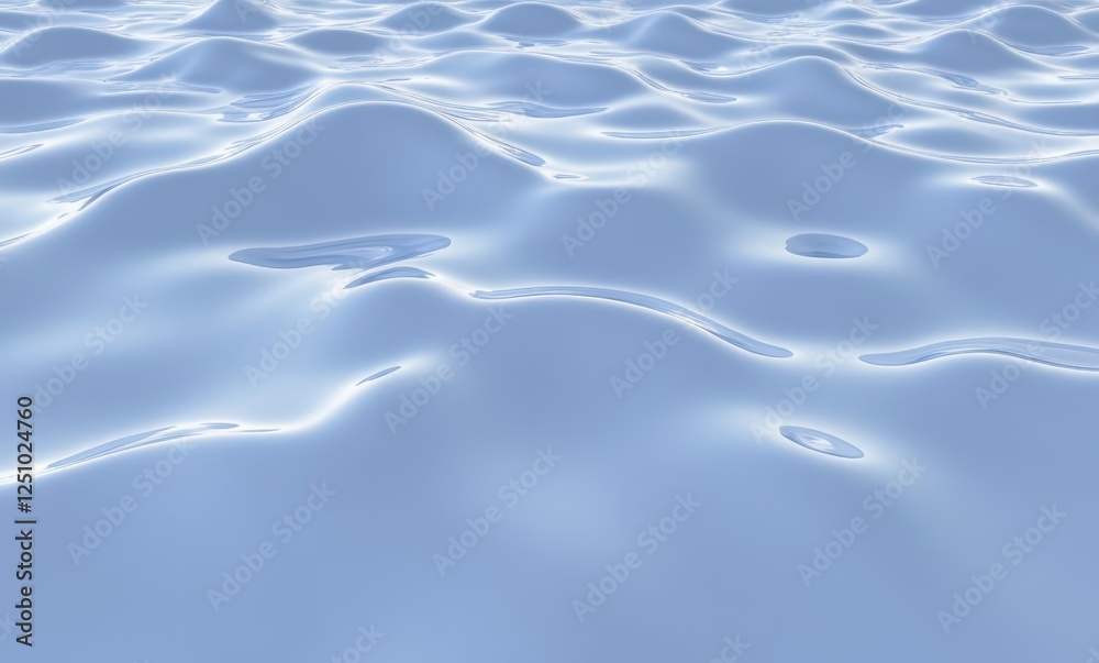 Calm blue water surface with gentle waves Calm blue water surface with gentle waves