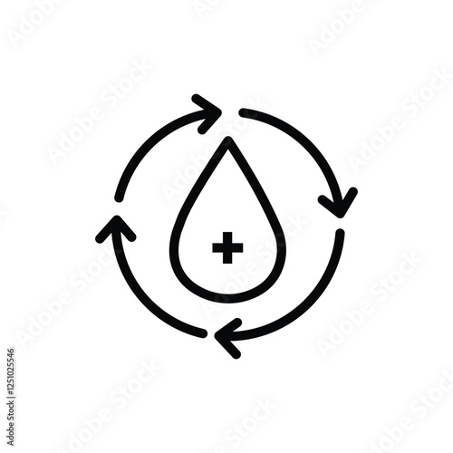 blood flow icon , medical icon