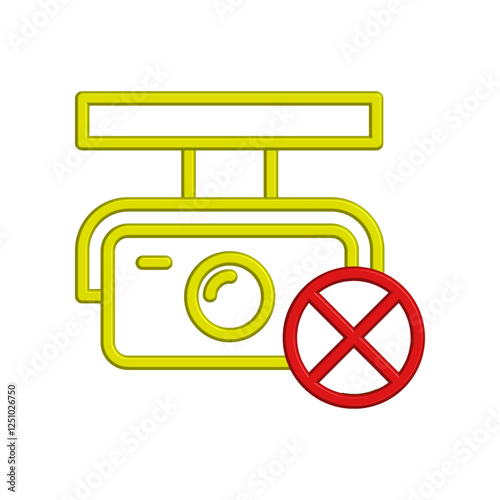 CCTV icon design template