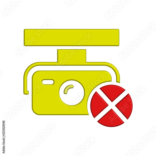 CCTV icon design template