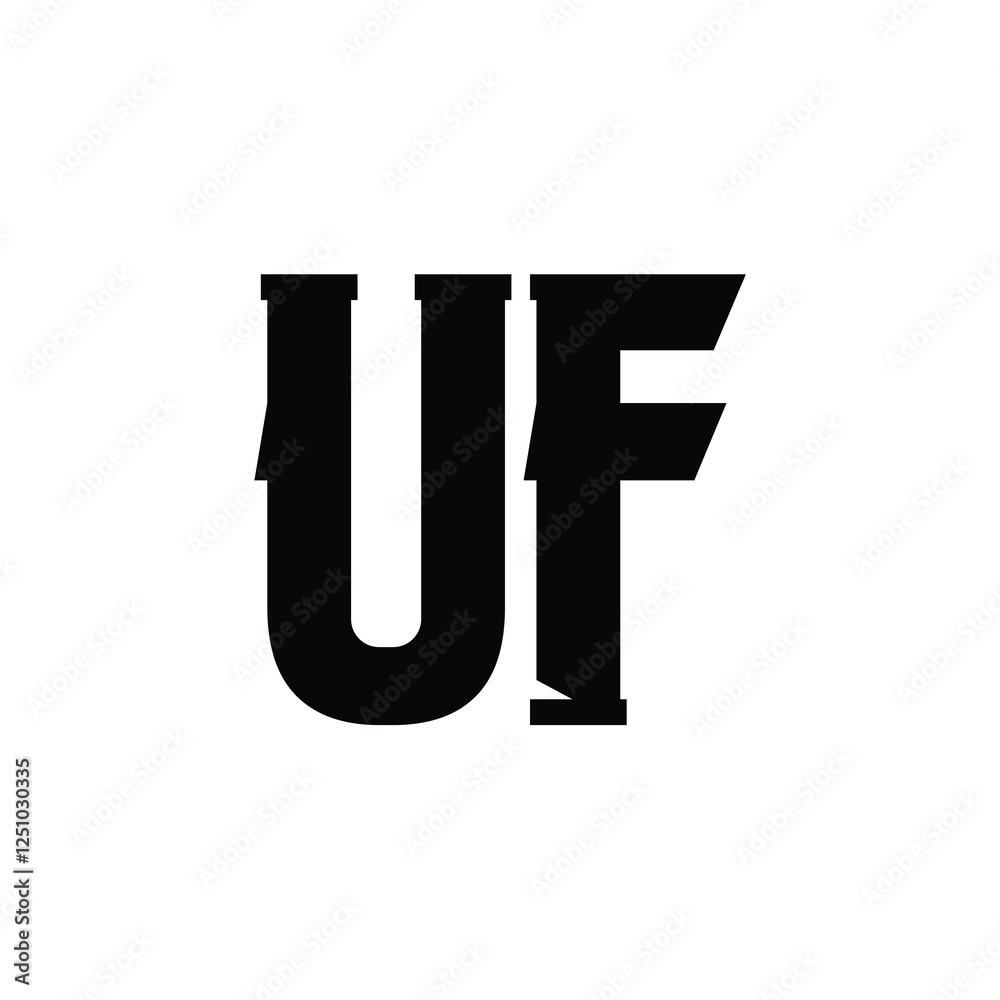 UF monogram logo design letter text name symbol monochrome logotype alphabet character simple logo UF monogram logo design letter text name symbol monochrome logotype alphabet character simple logo