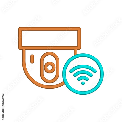 CCTV icon design template