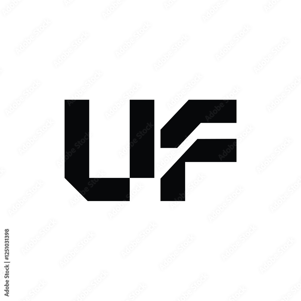 UF monogram logo design letter text name symbol monochrome logotype alphabet character simple logo UF monogram logo design letter text name symbol monochrome logotype alphabet character simple logo