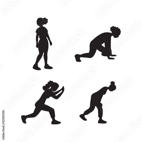 Set of Energy gym logo design