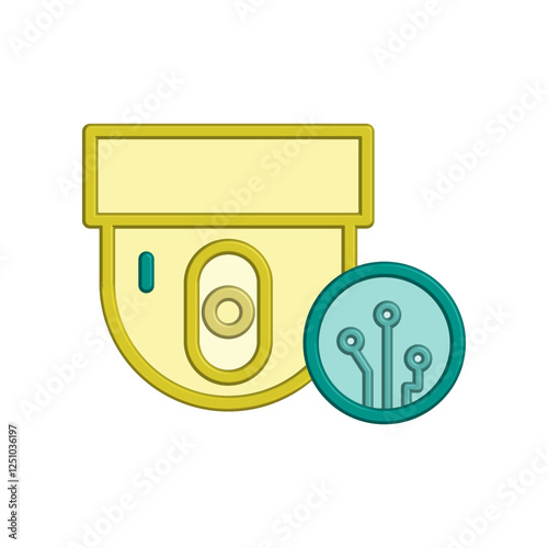CCTV icon design template