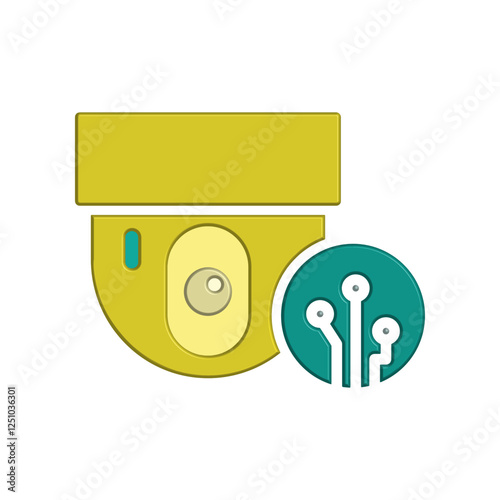 CCTV icon design template