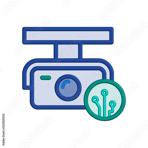 CCTV icon design template