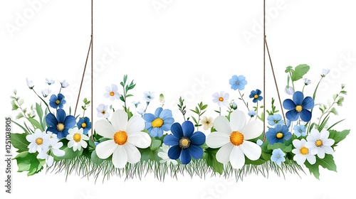 Bright floral illustration