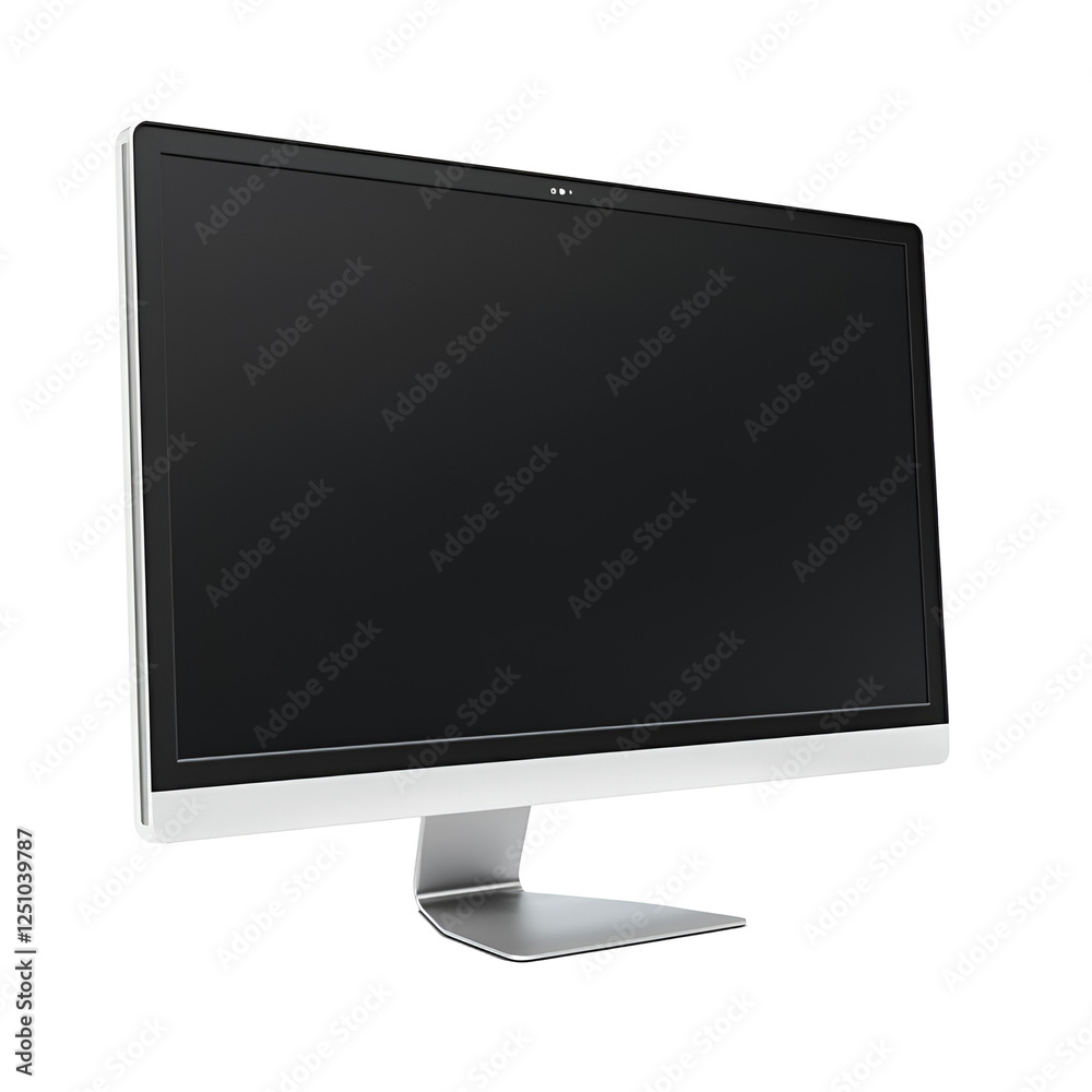 Modern Sleek Desktop Computer Monitor Screen Display Technology