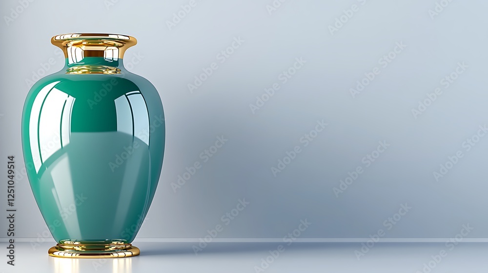 Elegant 3d vase display Elegant 3d vase display