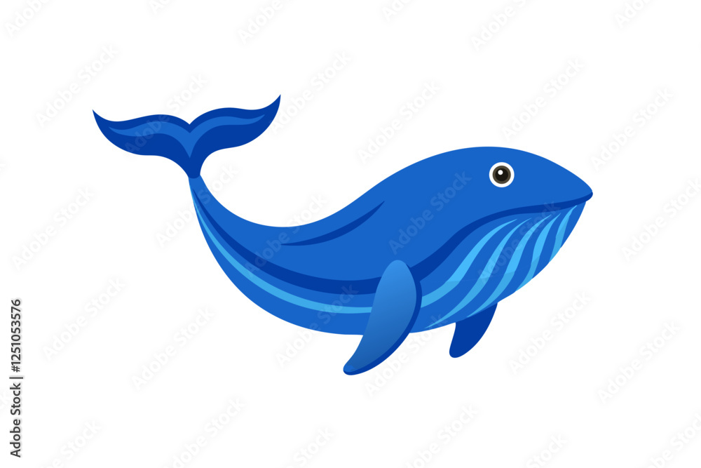 Obraz premium blue whale
