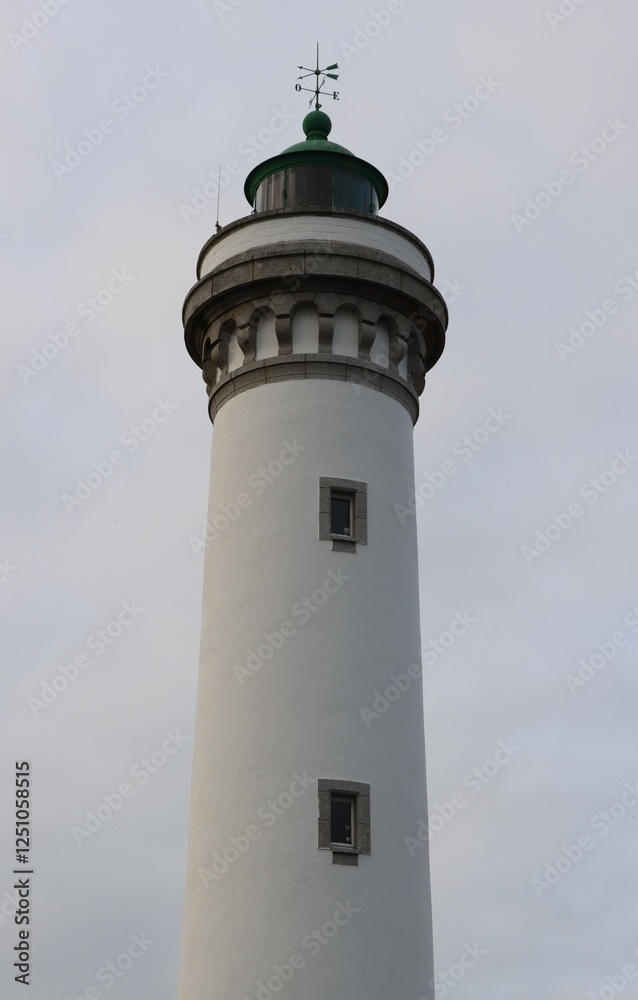 lighthouse on the coast , Quiberon, France