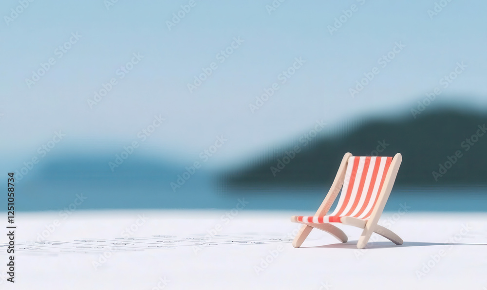 Discover the Perfect Miniature Beach Chair: A Symbol of Relaxation, Adventure, and Leisure by the Shore, Ideal for Creating a Serene Space to Escape and Enjoy Sunny Days in Your Favorite Oasis. Discover the Perfect Miniature Beach Chair: A Symbol of Relaxation, Adventure, and Leisure by the Shore, Ideal for Creating a Serene Space to Escape and Enjoy Sunny Days in Your Favorite Oasis.