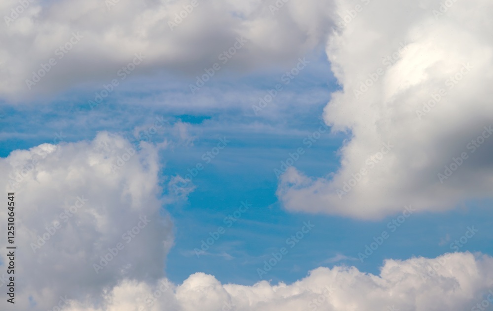 Abstract colorful cloudy sky background. Clouds of different shapes. Nice picture. Cover. Wallpaper. copy space.