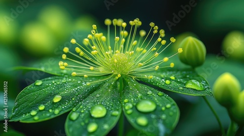 Wild climbing vine Cayratia trifolia Linn Domin photo