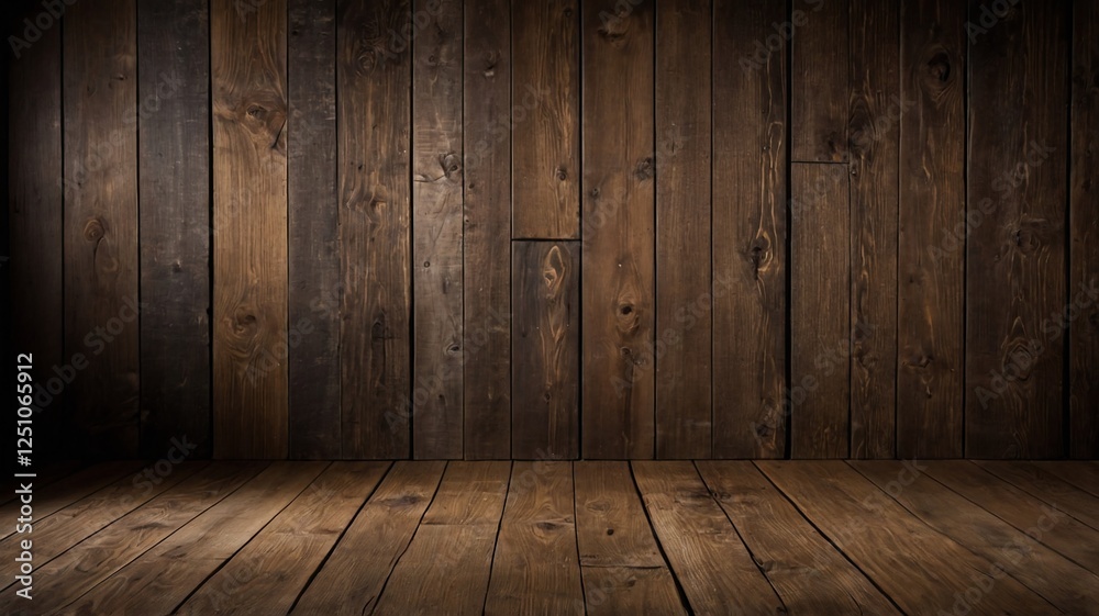 Rustic Wooden Panel Background with Warm Brown Tones for Cozy Interior Design Rustic Wooden Panel Background with Warm Brown Tones for Cozy Interior Design