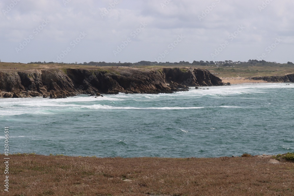 atlantic ocean coast in Quiberon