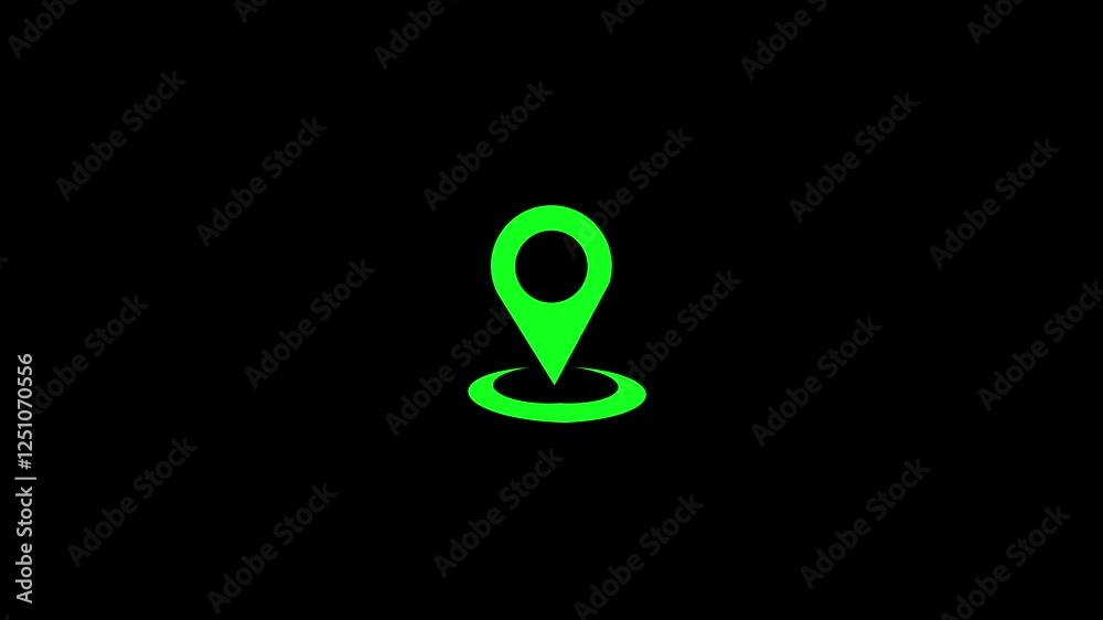 Location Pin icon Appearing pointer, 4K video GPS movement pin showing location on the map. Map marker icon moving up down animation. Map pointer. Location Pin icon Appearing pointer, 4K video GPS movement pin showing location on the map. Map marker icon moving up down animation. Map pointer.