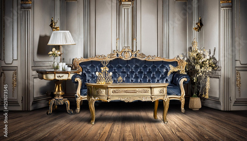 antique furniture ornate decor elegant room
