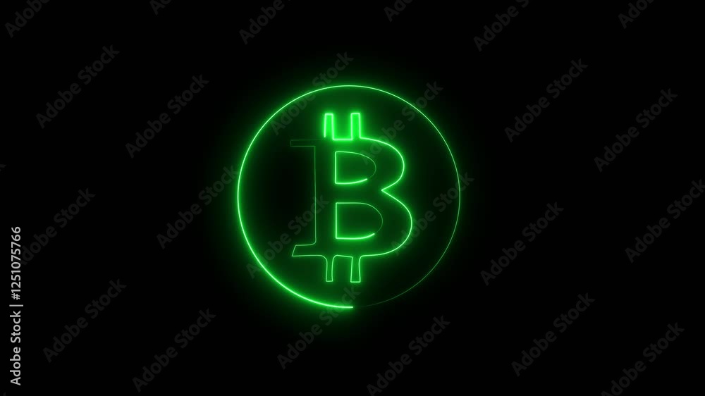 Energy bit coin 2d animation on black background, digital cryptographic, finance, asset, virtual, block chain technology, economy, futuristic, business 4K, HD Energy bit coin 2d animation on black background, digital cryptographic, finance, asset, virtual, block chain technology, economy, futuristic, business 4K, HD