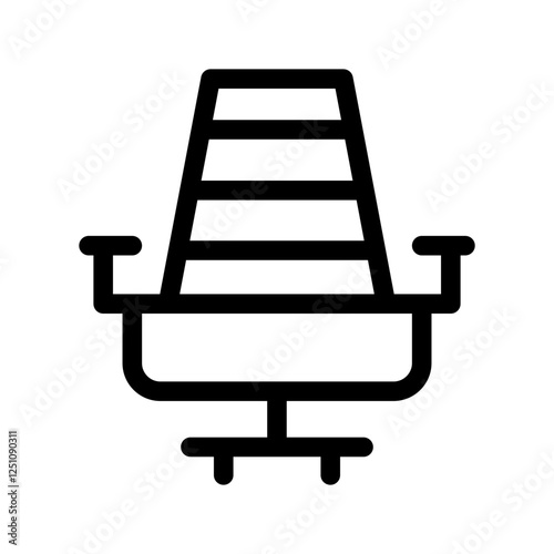 Chair Icon Vector Symbol Design Illustration