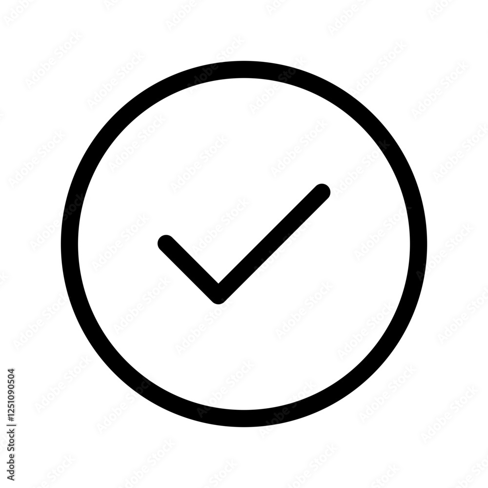 Check Mark Icon Vector Symbol Design Illustration Check Mark Icon Vector Symbol Design Illustration