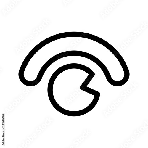 Vision Icon Vector Symbol Design Illustration