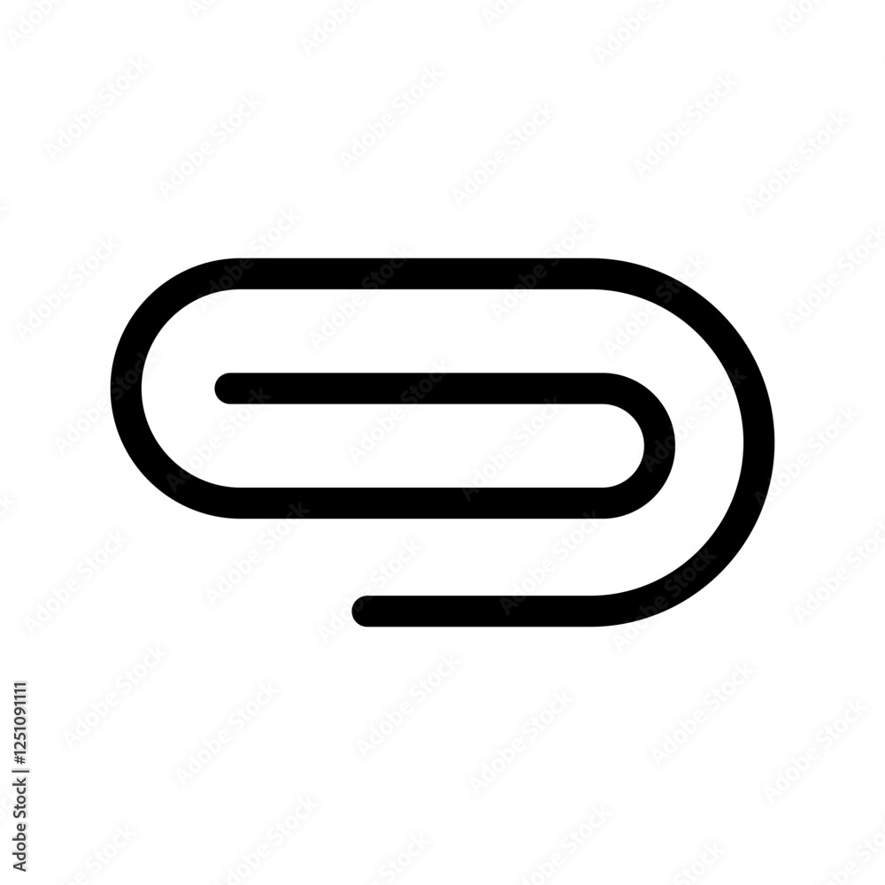 Clip Icon Vector Symbol Design Illustration Clip Icon Vector Symbol Design Illustration